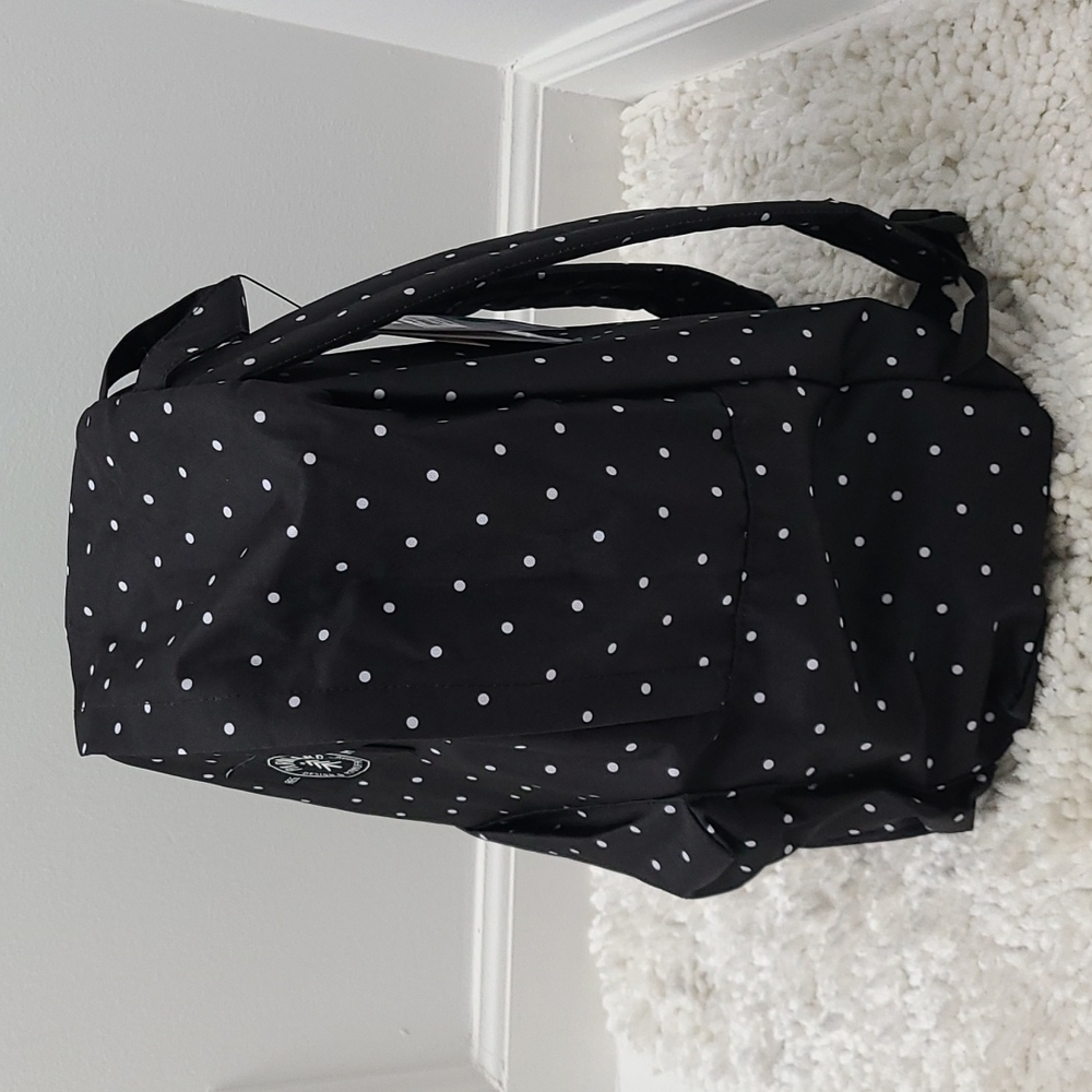 NWT Parkland Franco Polka Dots Black Backpack - Picture 5 of 6